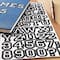 12 Packs: 244 ct. (2928 total) Letterman Alphabet Stickers by Recollections™